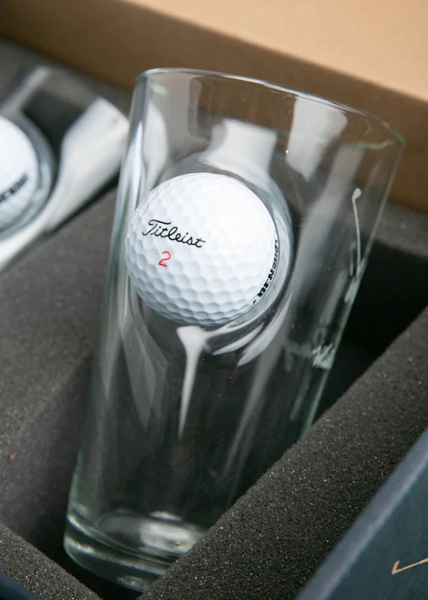 William Murray GOLF BALL PINT GLASS SET