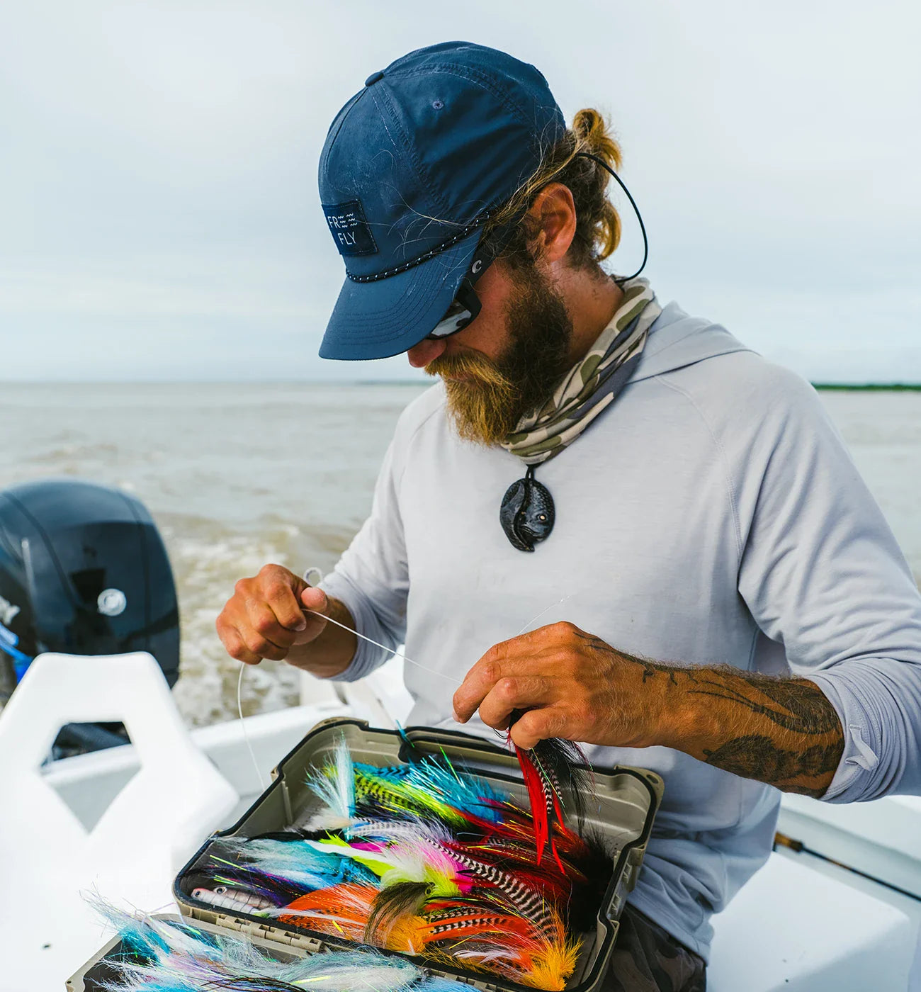 Free Fly Wave 5-Panel Hat - Blue Stone