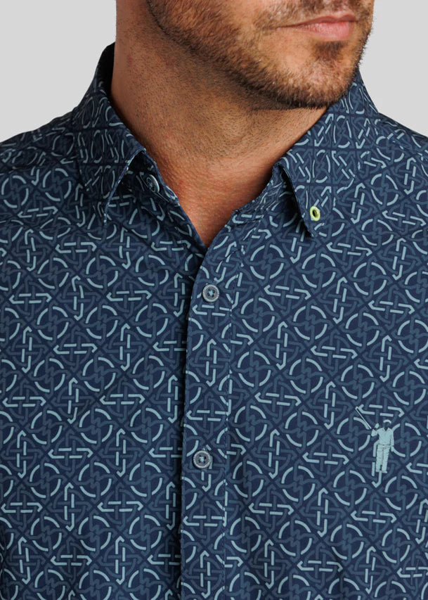William Murray KNOTTY BY NATURE BUTTON DOWN - Navy