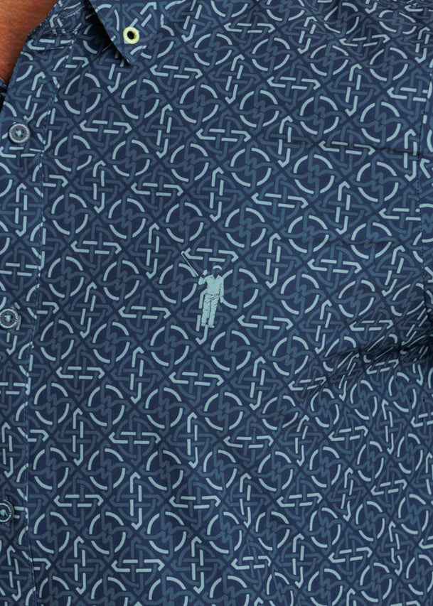William Murray KNOTTY BY NATURE BUTTON DOWN - Navy