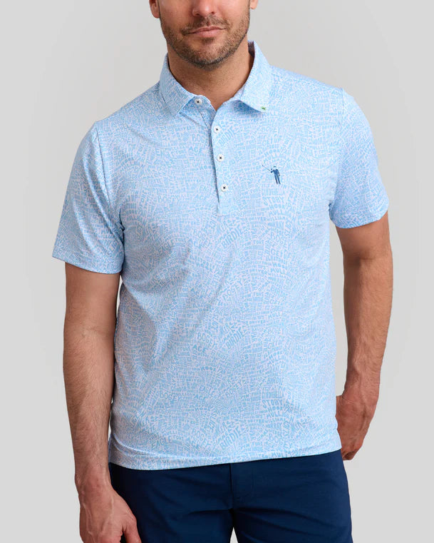 William Murray COURSE TALK POLO - Blue