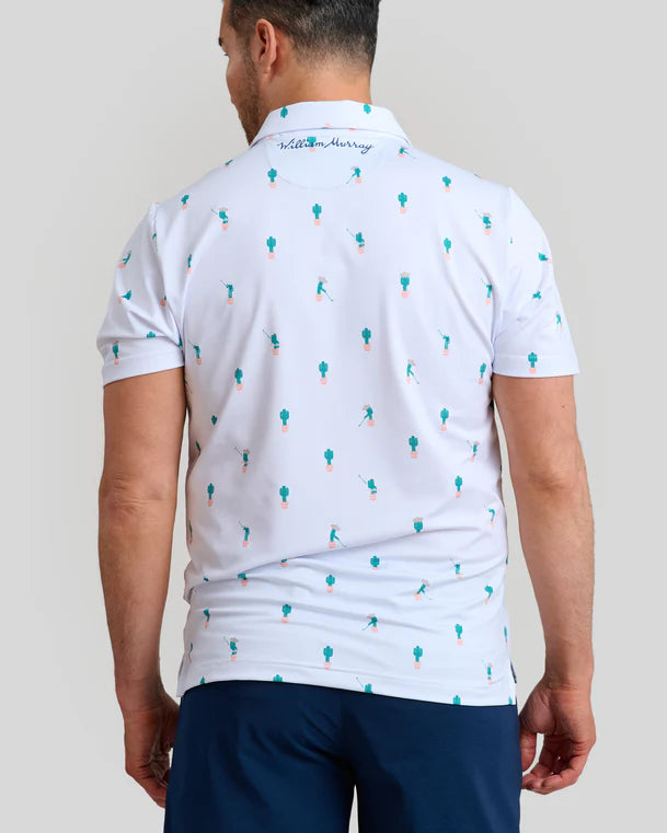 William Murray FREE HUGS POLO - White