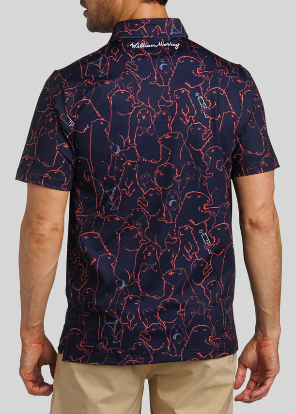 William Murray GOPHER ALL OVER POLO - Navy
