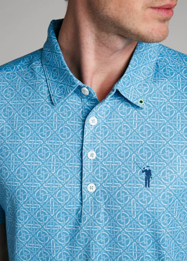William Murray KNOTTY BY NATURE POLO - Blue