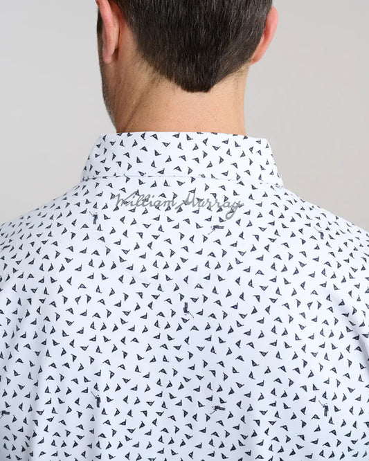 William Murray PIN HIGH POLO - White