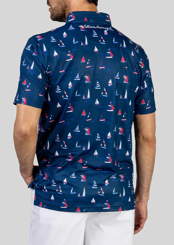 William Murray SAIL AWAY POLO - Navy
