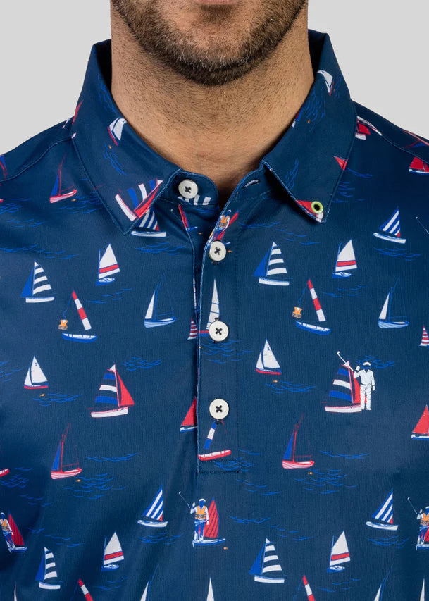 William Murray SAIL AWAY POLO - Navy