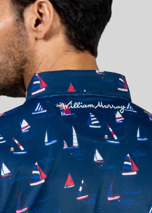 William Murray SAIL AWAY POLO - Navy
