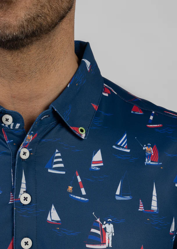 William Murray SAIL AWAY POLO - Navy