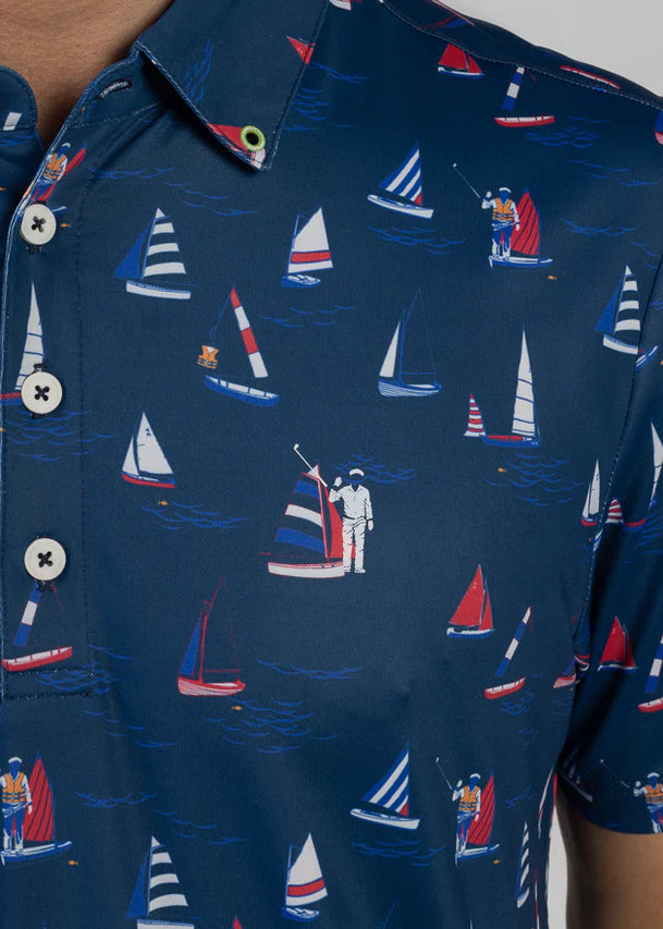 William Murray SAIL AWAY POLO - Navy