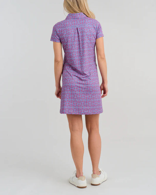 William Murray KNOTTY BY NATURE POLO DRESS - Antique Red