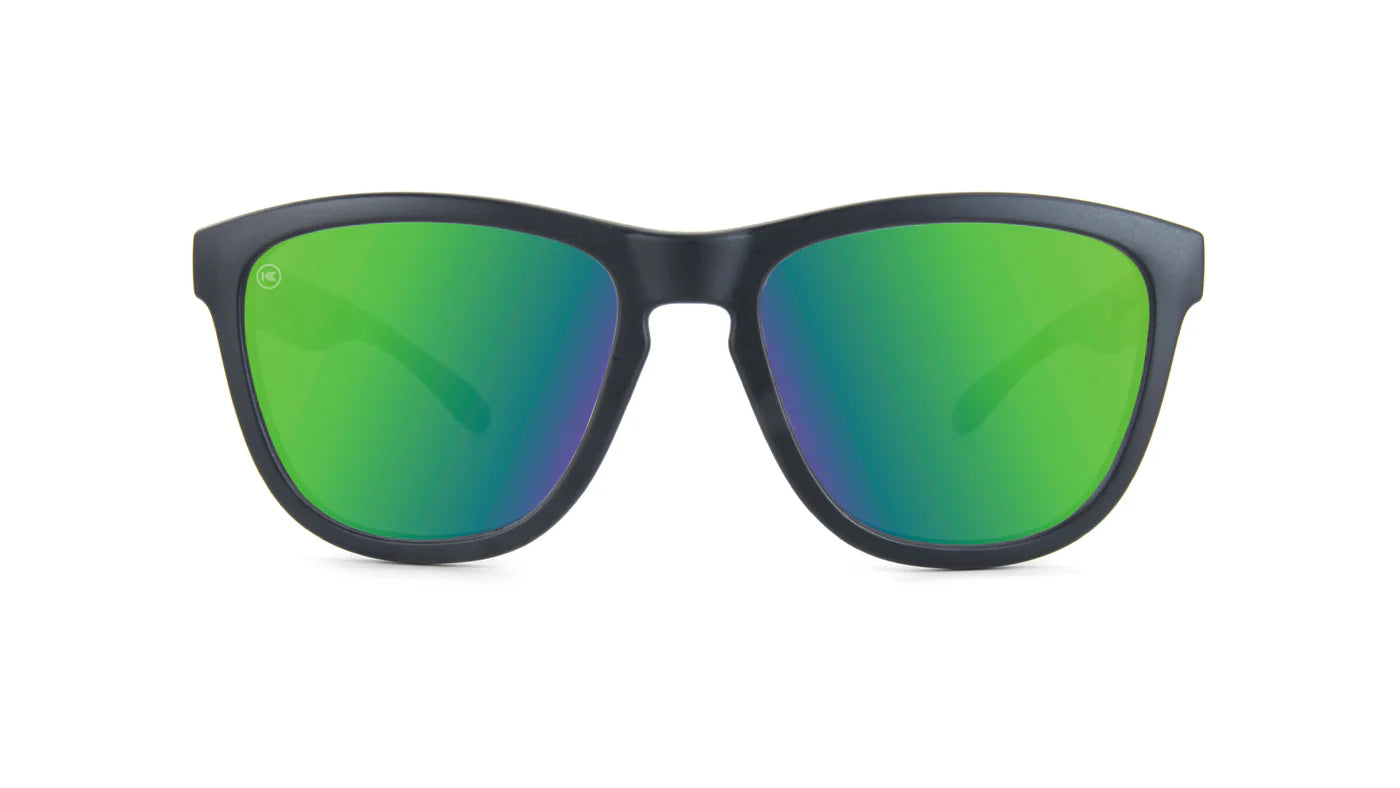 Knockaround KIDS PREMIUMS Polarized - BLACK / GREEN MOONSHINE