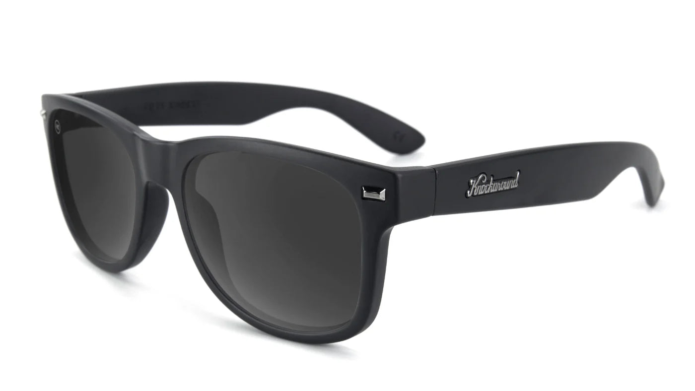 Knockaround - Fort Knocks - Matte Black on Black/Smoke