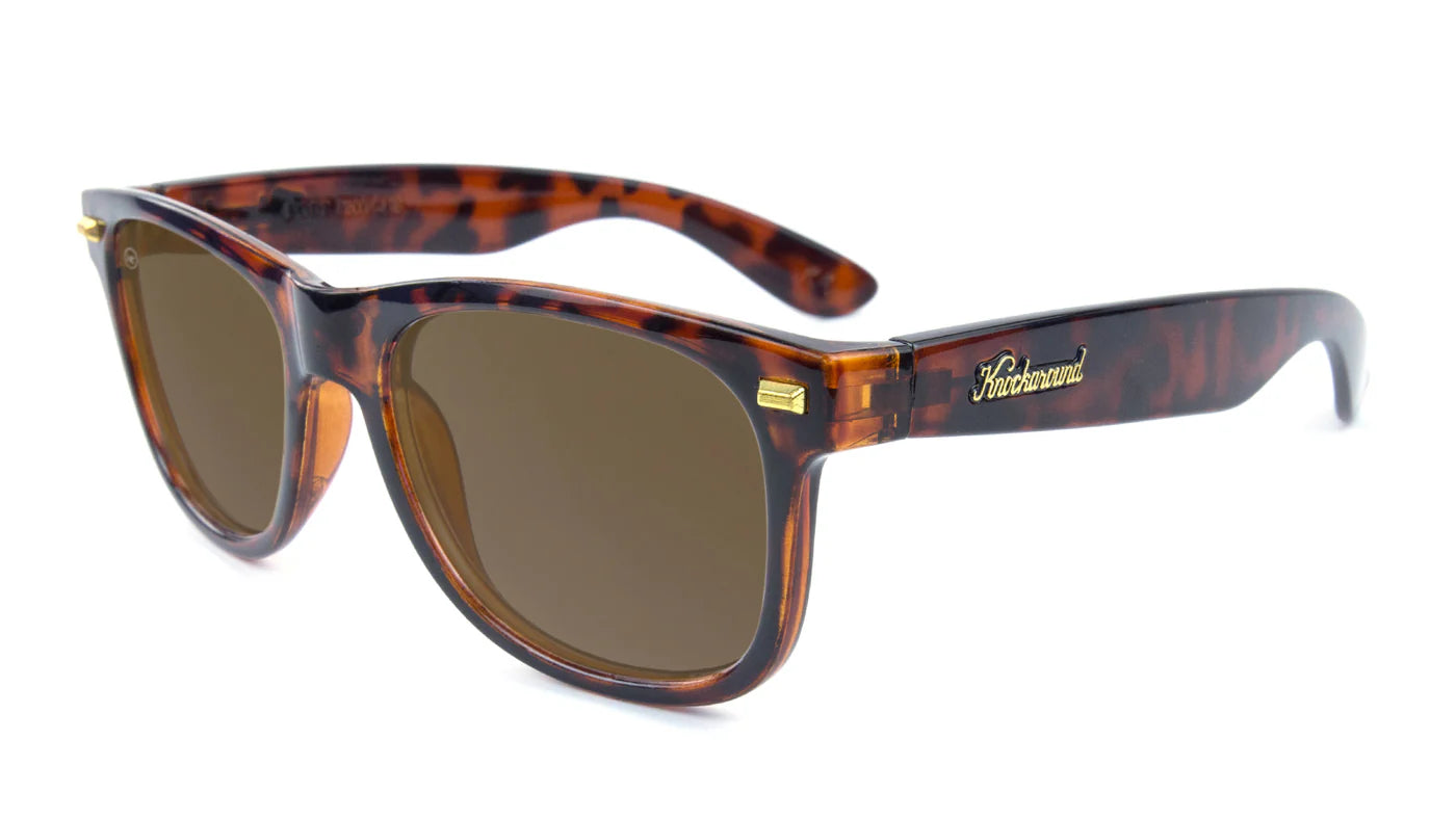 Knockaround FORT KNOCKS Polarized GLOSSY - TORTOISE SHELL / AMBER