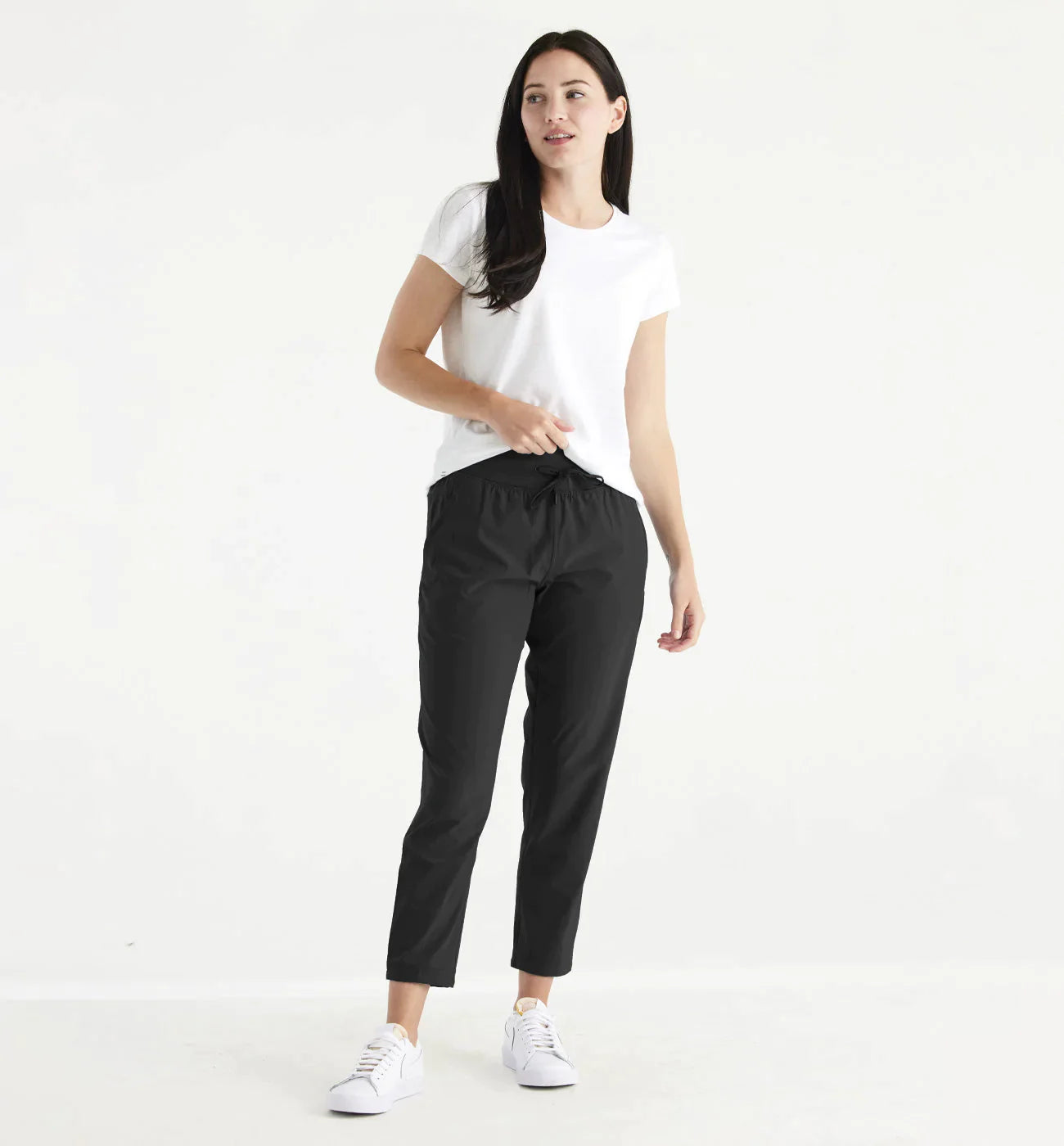 Free Fly Women's Breeze Cropped Pant - Black
