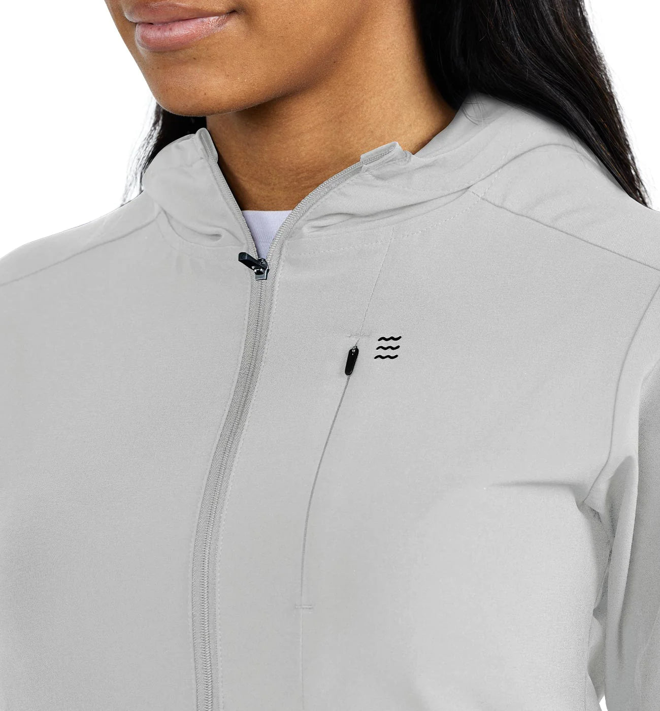 Free Fly Women's Breeze Jacket - Light Grey