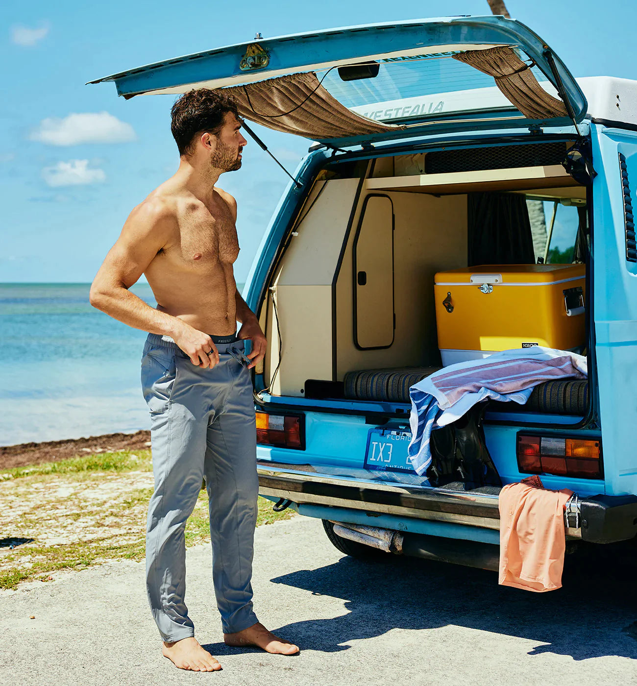 Free Fly Men's Breeze Pant - Storm Cloud
