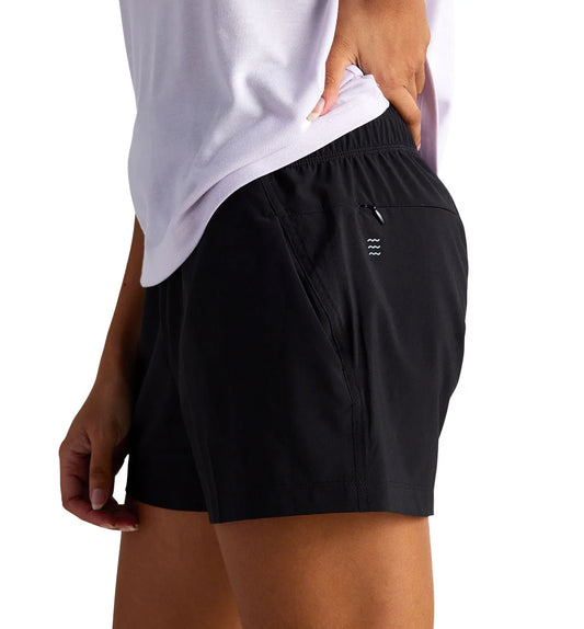 Free Fly Women's Pull-On Breeze Short - Black