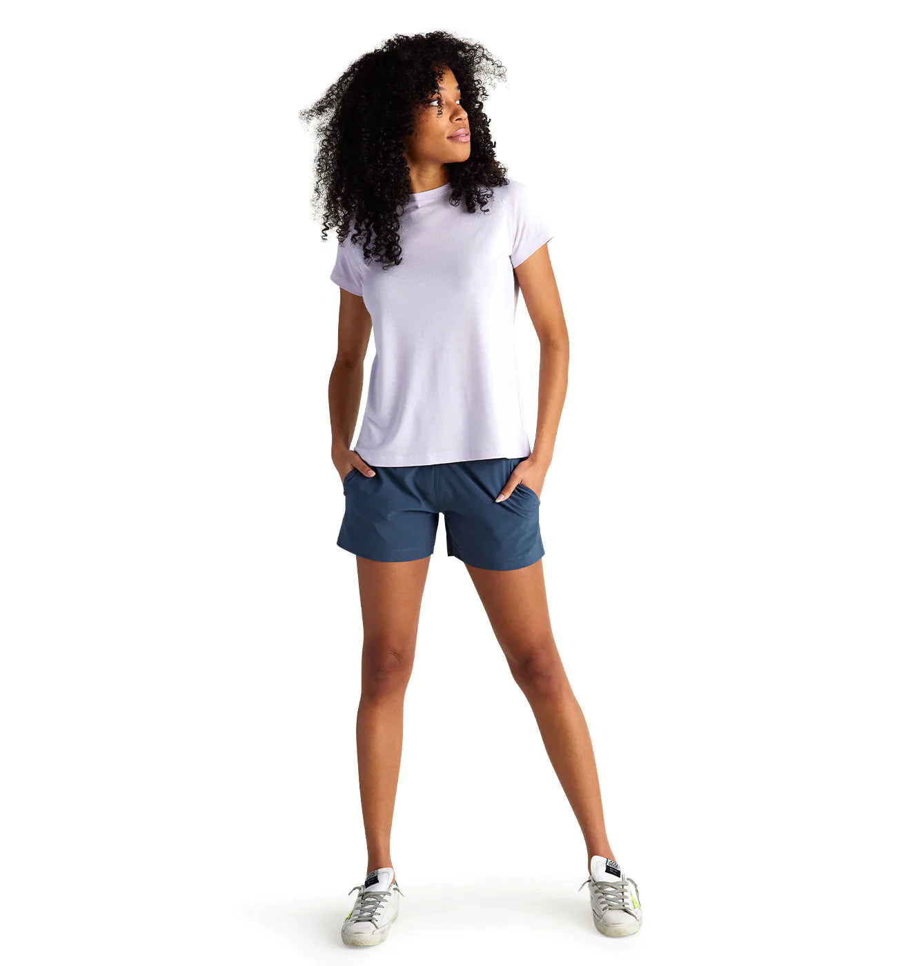 Free Fly Women's Pull-On Breeze Short - Blue Dusk II