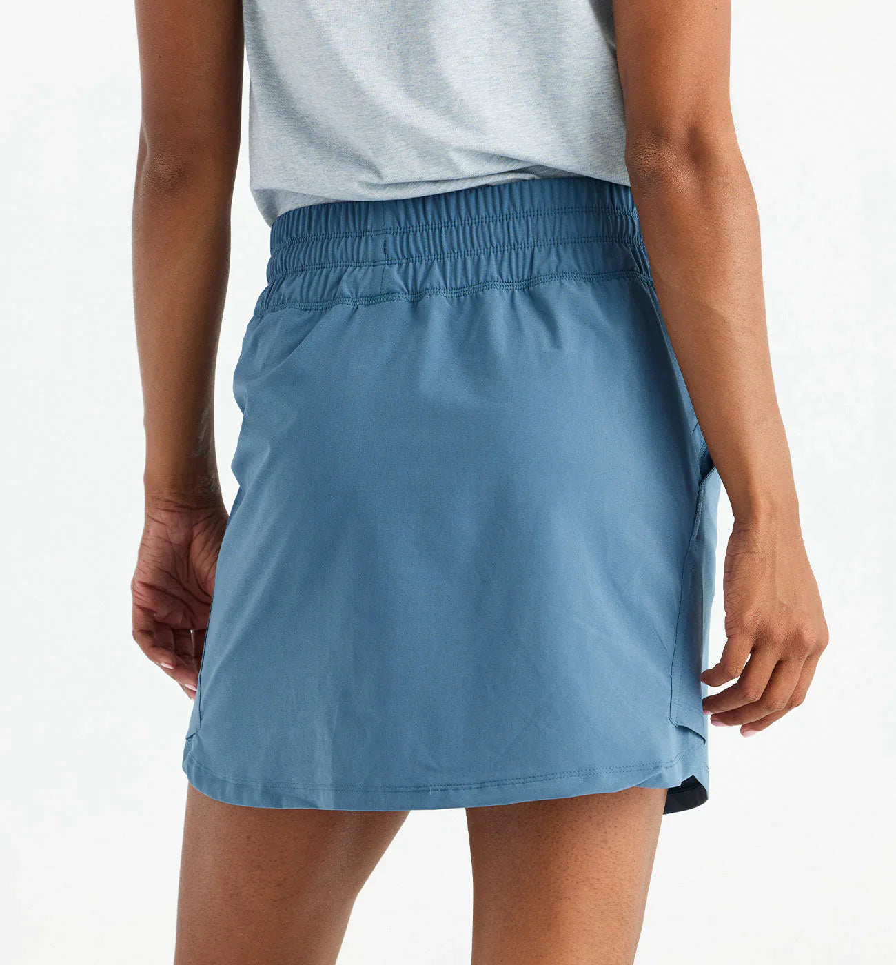 Free Fly Women's Pull-On Breeze Skirt - Pacific Blue