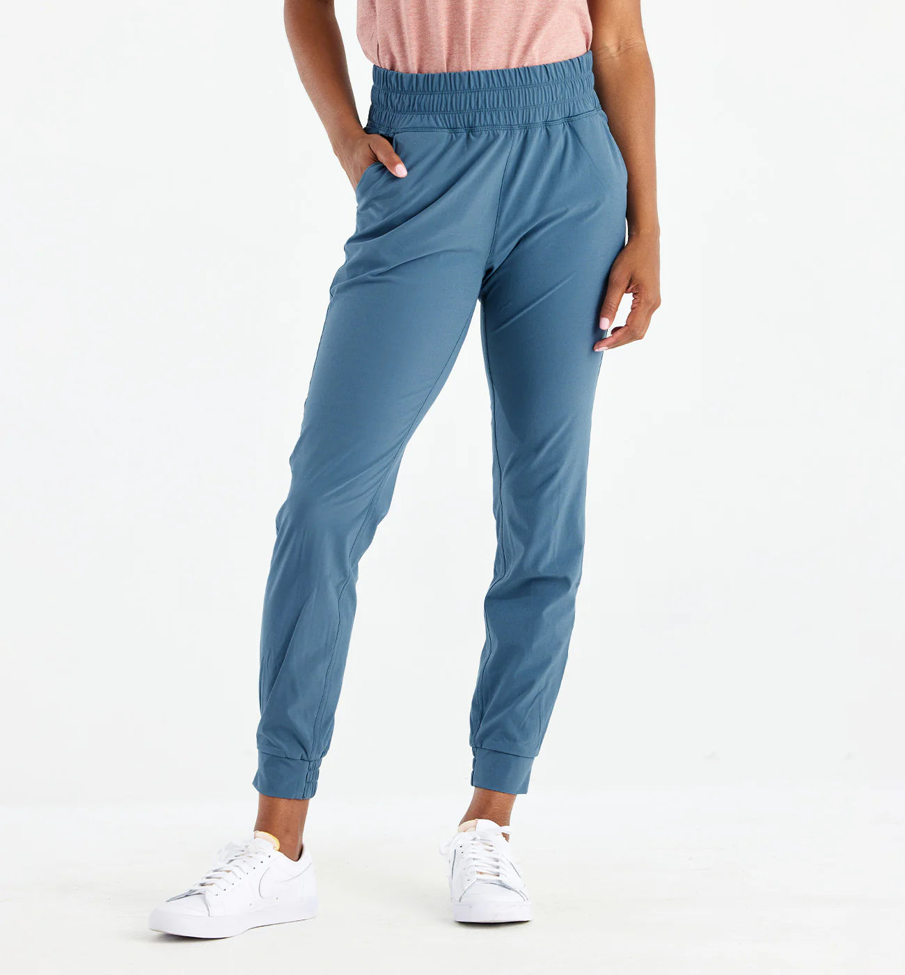 Free Fly Women's Breeze Pull-On Jogger - Pacific Blue
