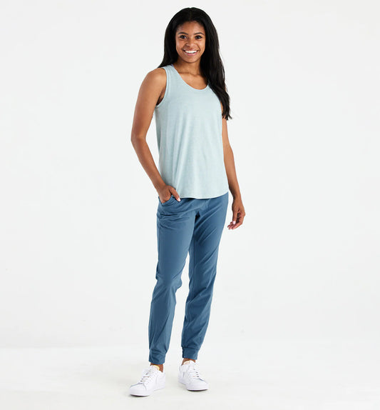 Free Fly Women's Breeze Pull-On Jogger - Pacific Blue
