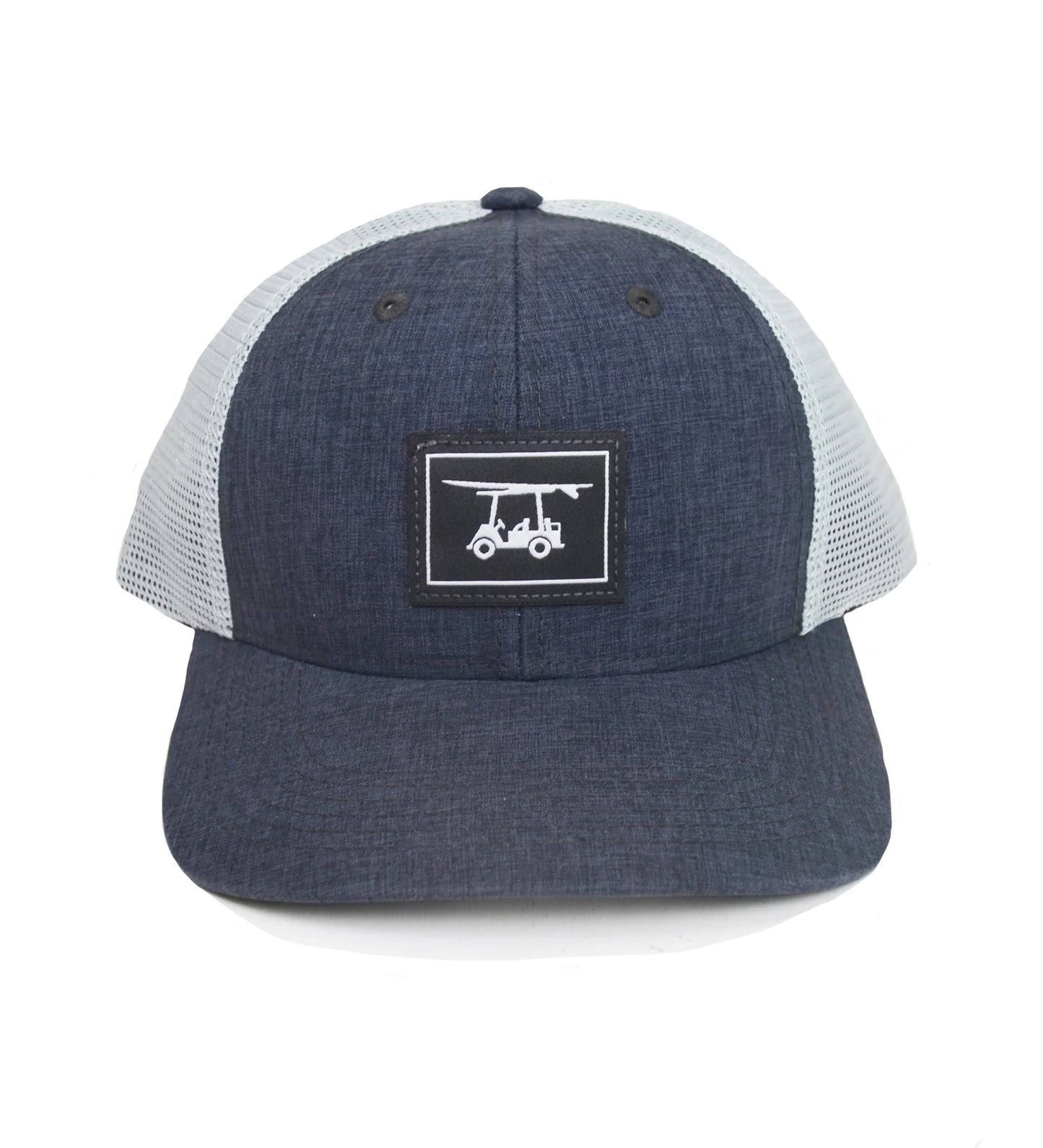 Bald Head Blues Trucker Hat - Heather Charcoal