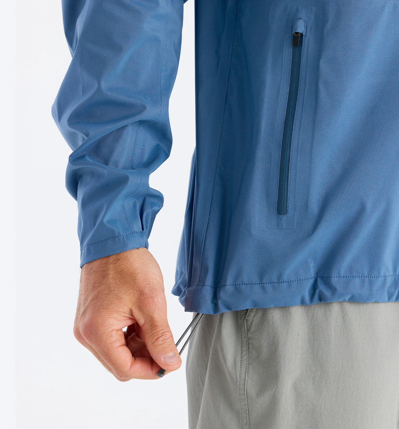 Free Fly Men's Cloudshield Rain Jacket - Heron Blue