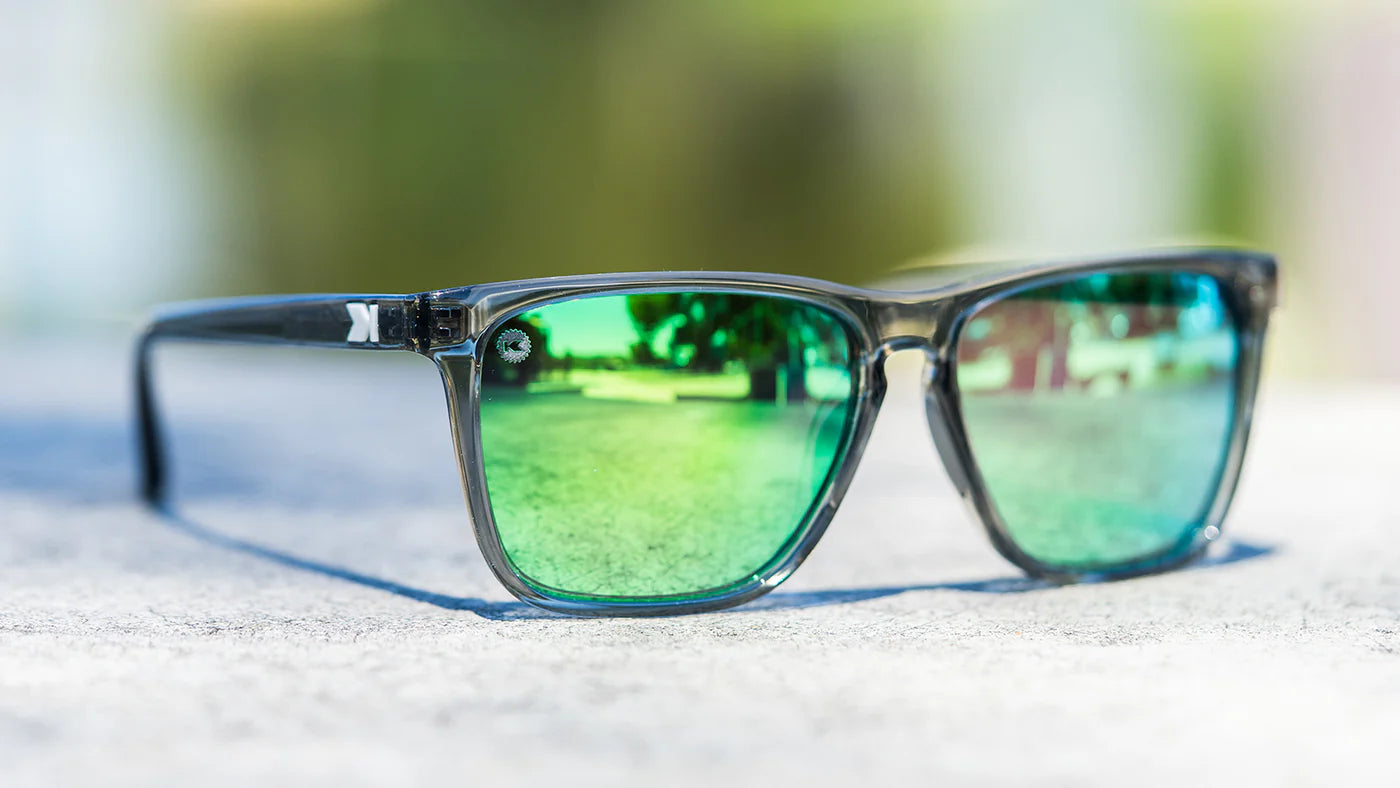 Knockaround - Fast Lanes Sport - CLEAR GREY / GREEN MOONSHINE