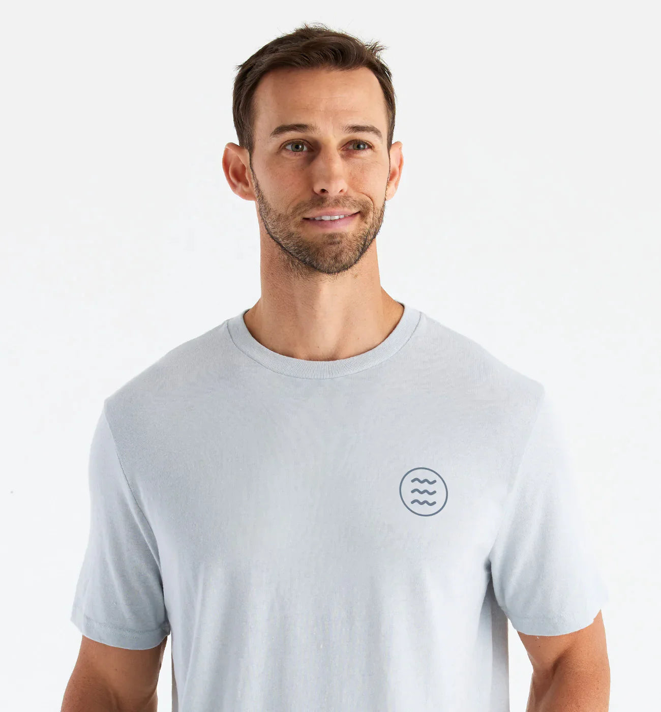 Free Fly Flats Patrol Tee - Heather Aspen Grey