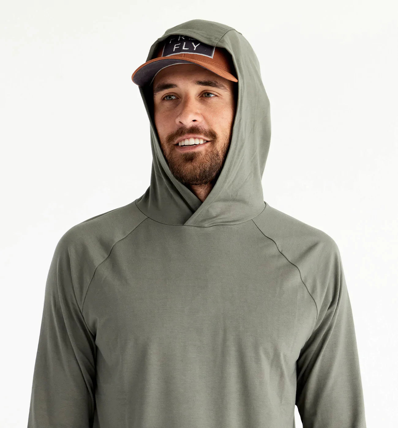 Free Fly Men's Bamboo Flex Hoodie - Fatigue