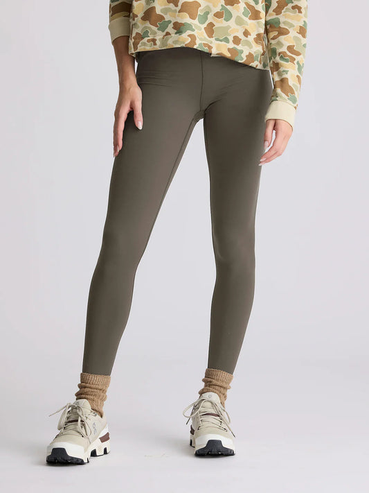 Free Fly6 Women's Highmile Legging - Smokey Olive