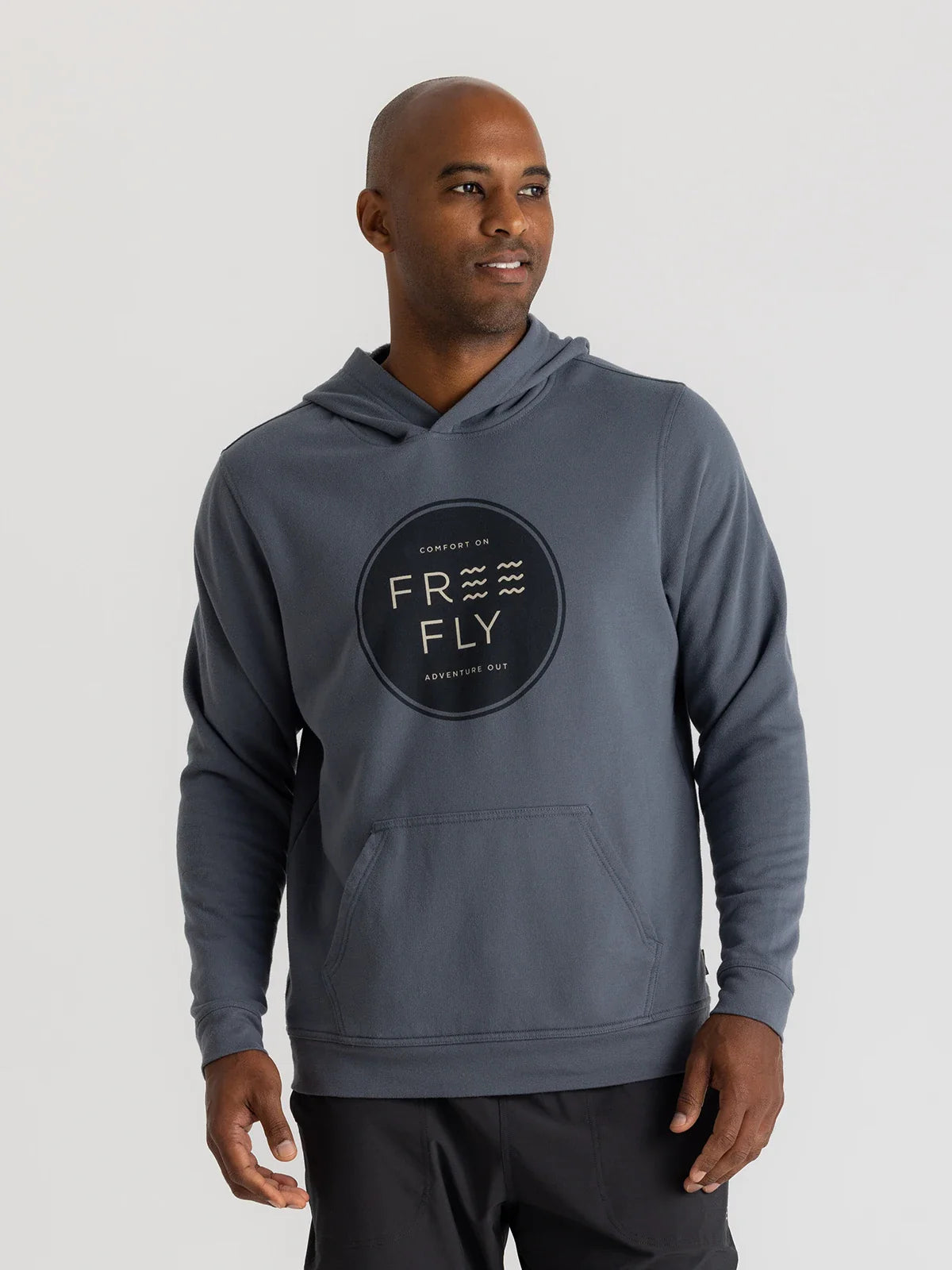 Free Fly Comfort On Fleece Hoodie - Storm Cloud
