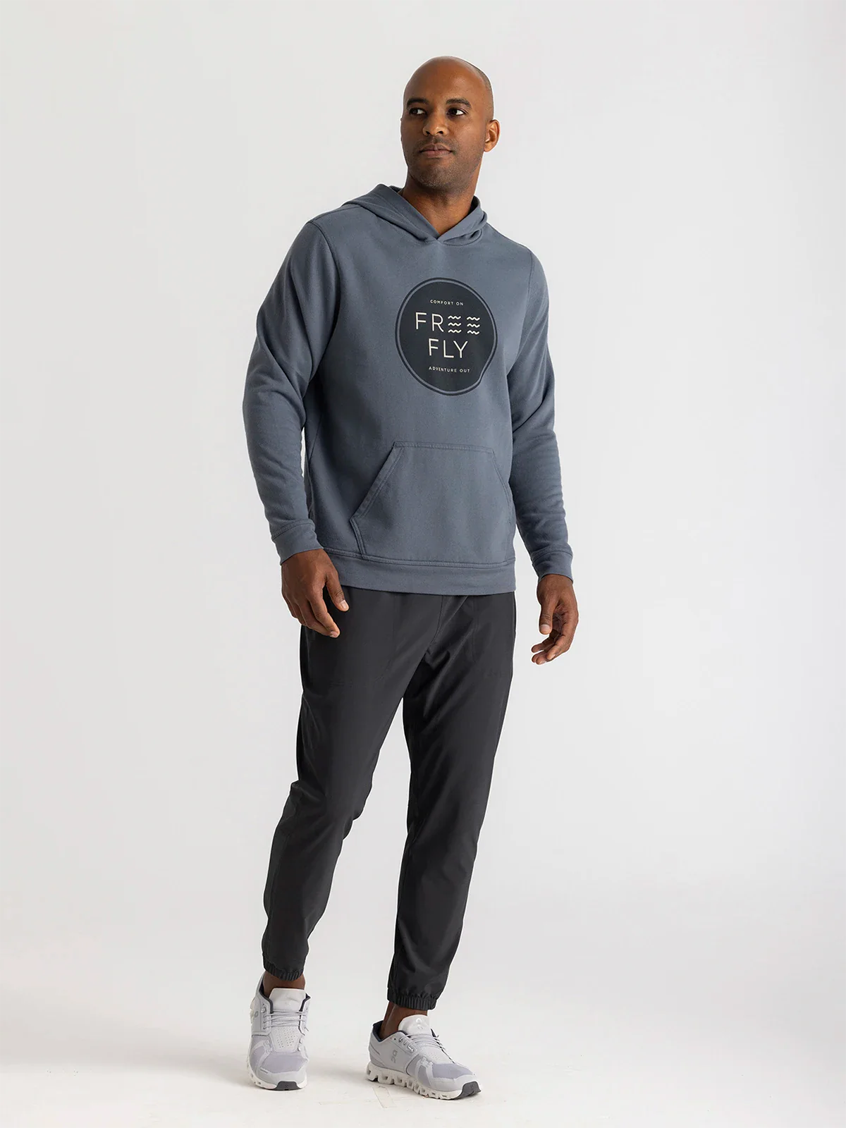 Free Fly Comfort On Fleece Hoodie - Storm Cloud