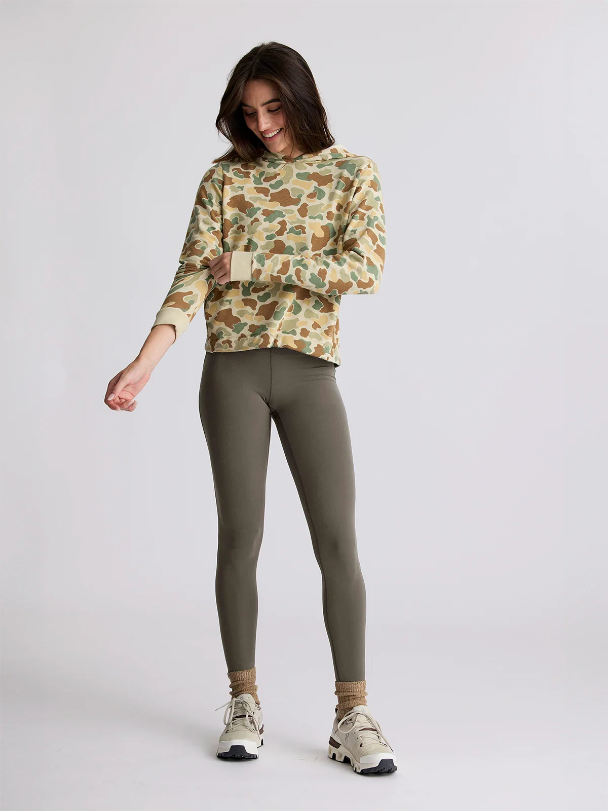 Free Fly6 Women's Highmile Legging - Smokey Olive