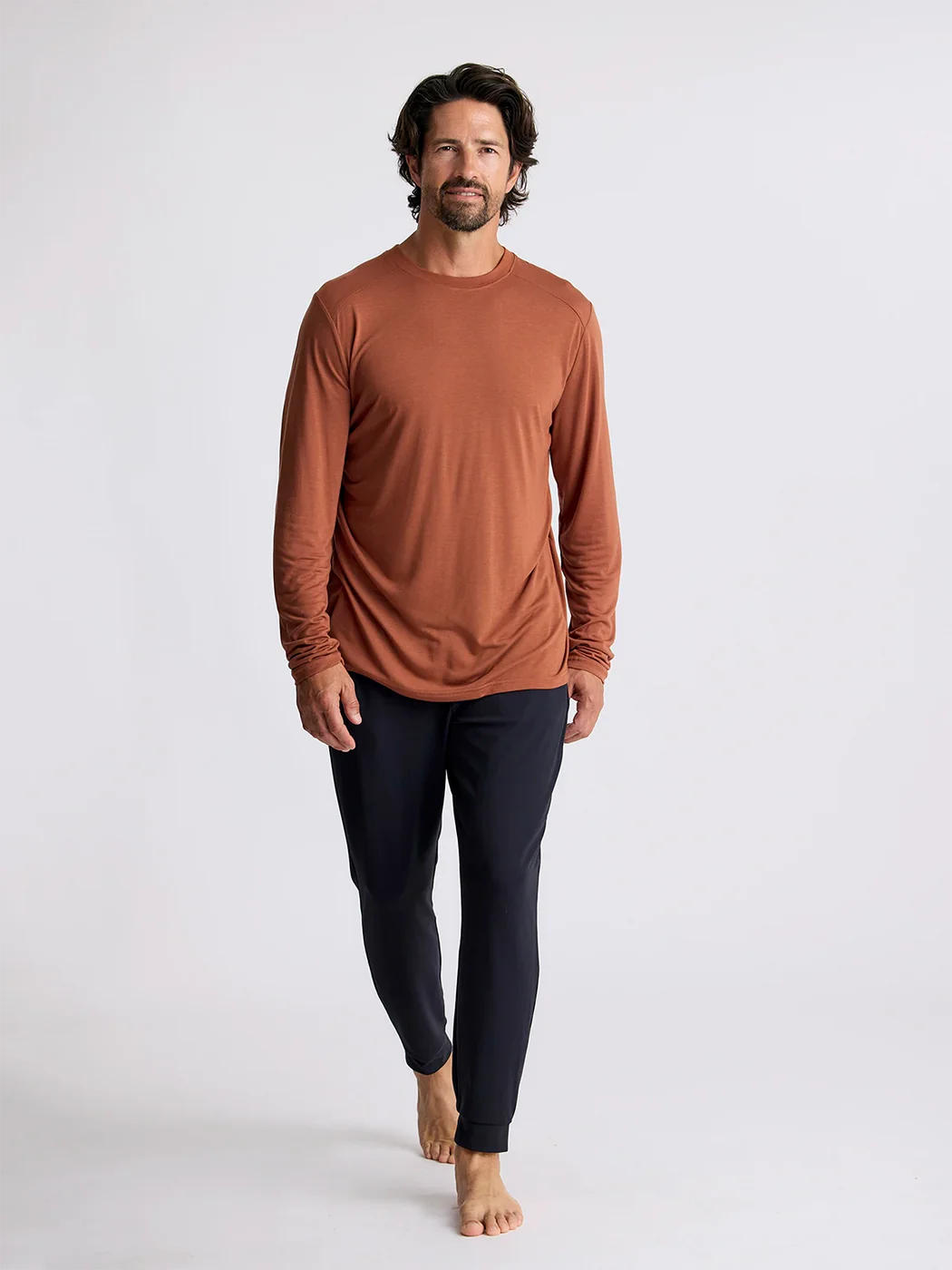 Free Fly Men's Bamboo Lightweight Long Sleeve - Adobe