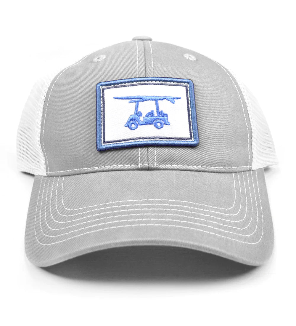 Bald Head Blues Trucker Hat - Grey