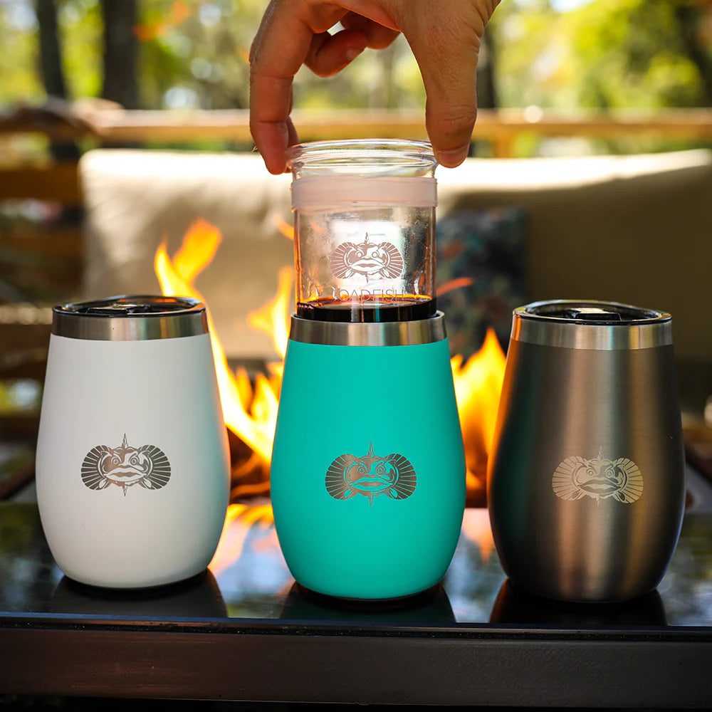 Toadfish Non-Tipping 10oz Wine Tumblers