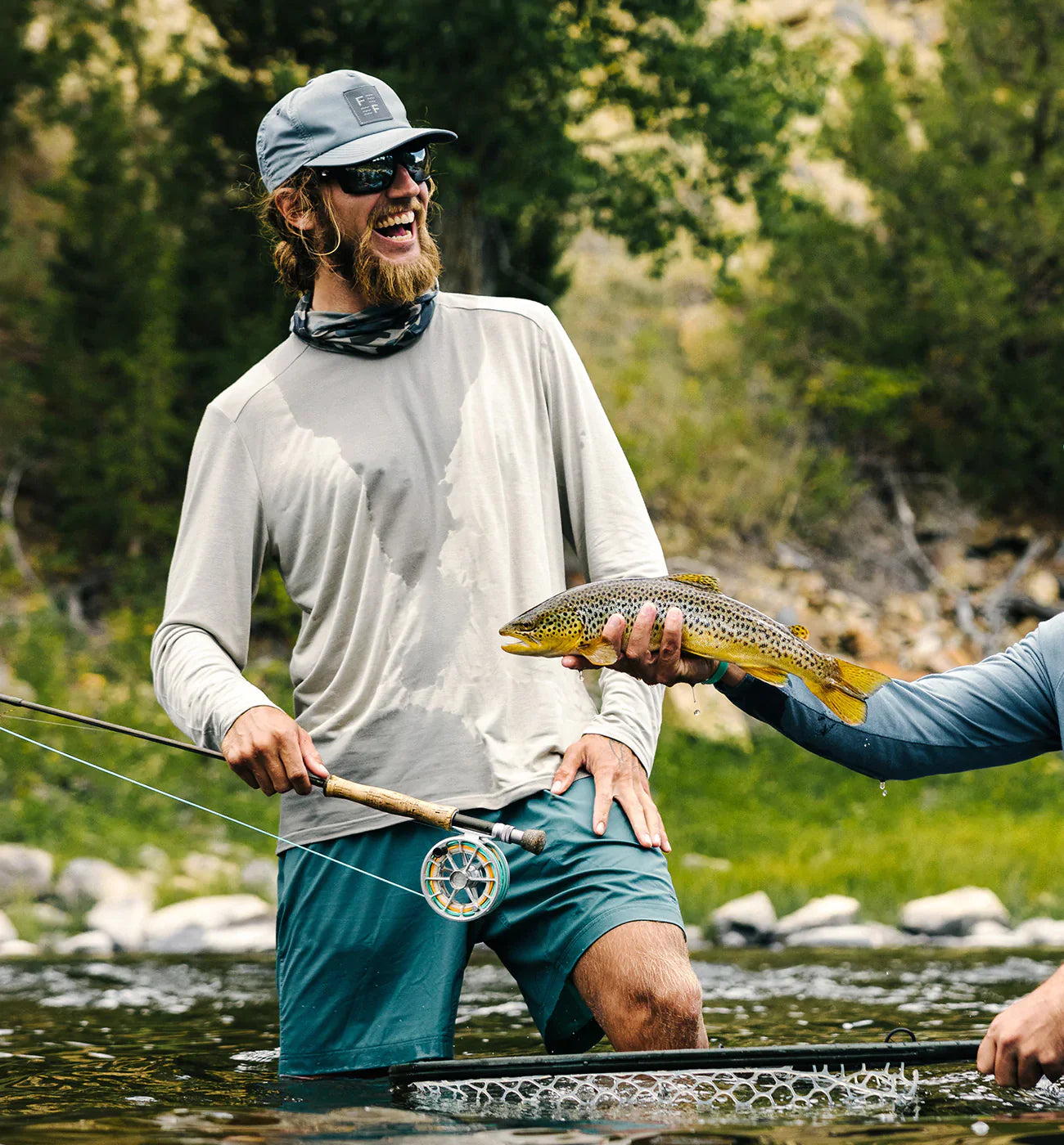Free Fly Men's Bamboo Lightweight Long Sleeve - Slate