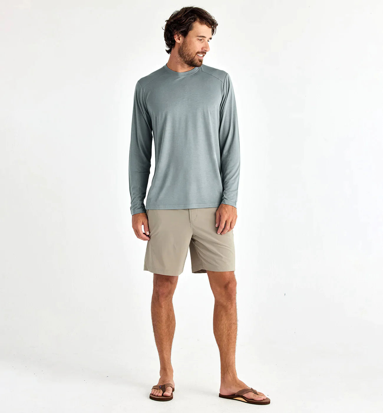 Free Fly Men's Bamboo Lightweight Long Sleeve - Slate