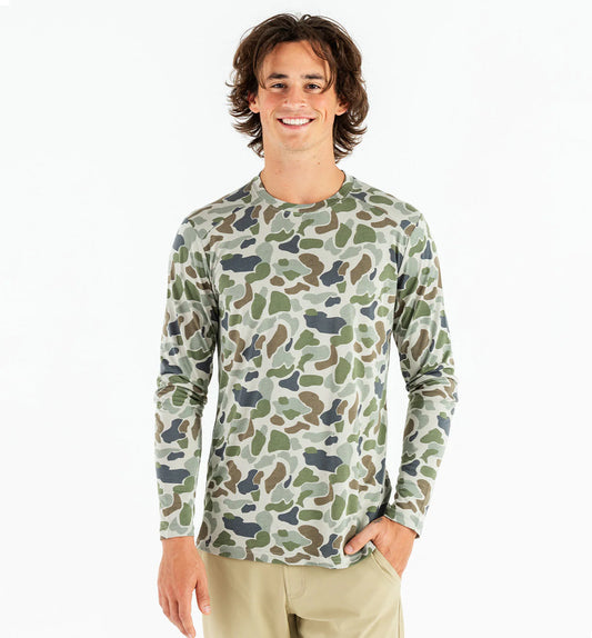 Free Fly Men's Bamboo Lightweight Long Sleeve - Camo