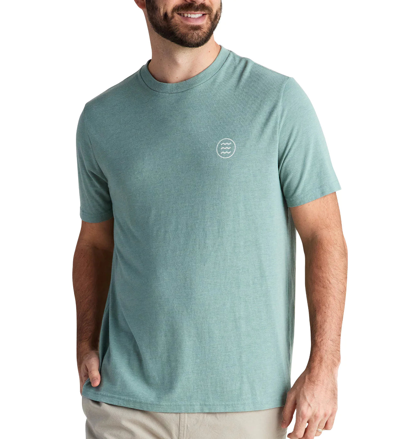 Free Fly Lowcountry Skiff Tee - Heather Sabal Green