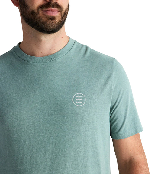 Free Fly Lowcountry Skiff Tee - Heather Sabal Green