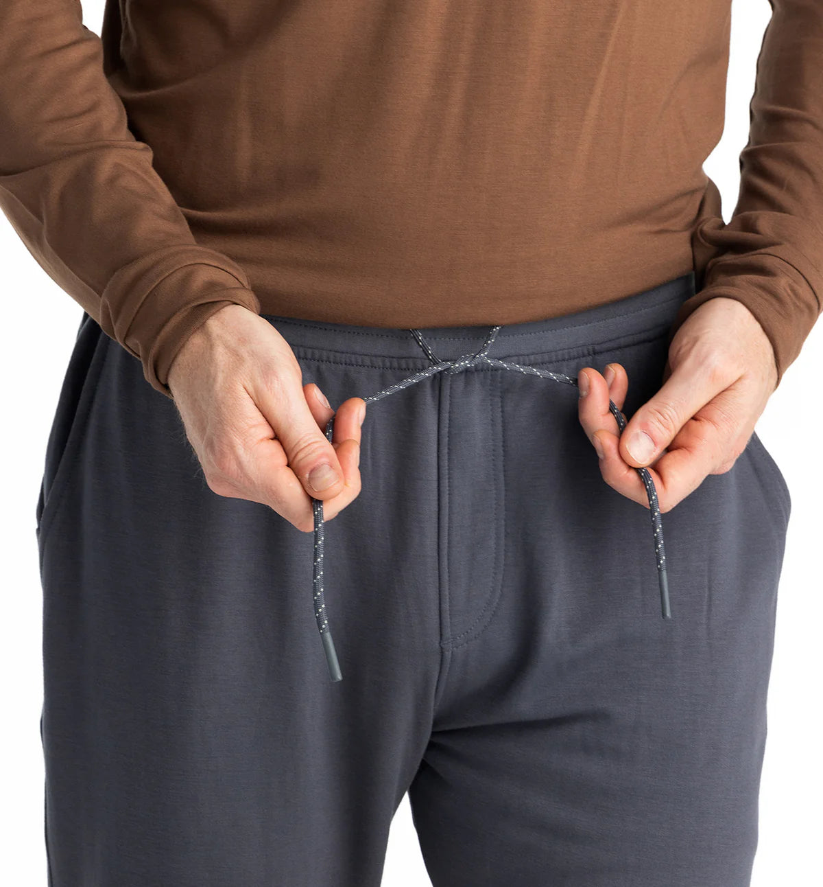 Free Fly Men's Bamboo Lightweight Fleece Jogger - Storm Cloud