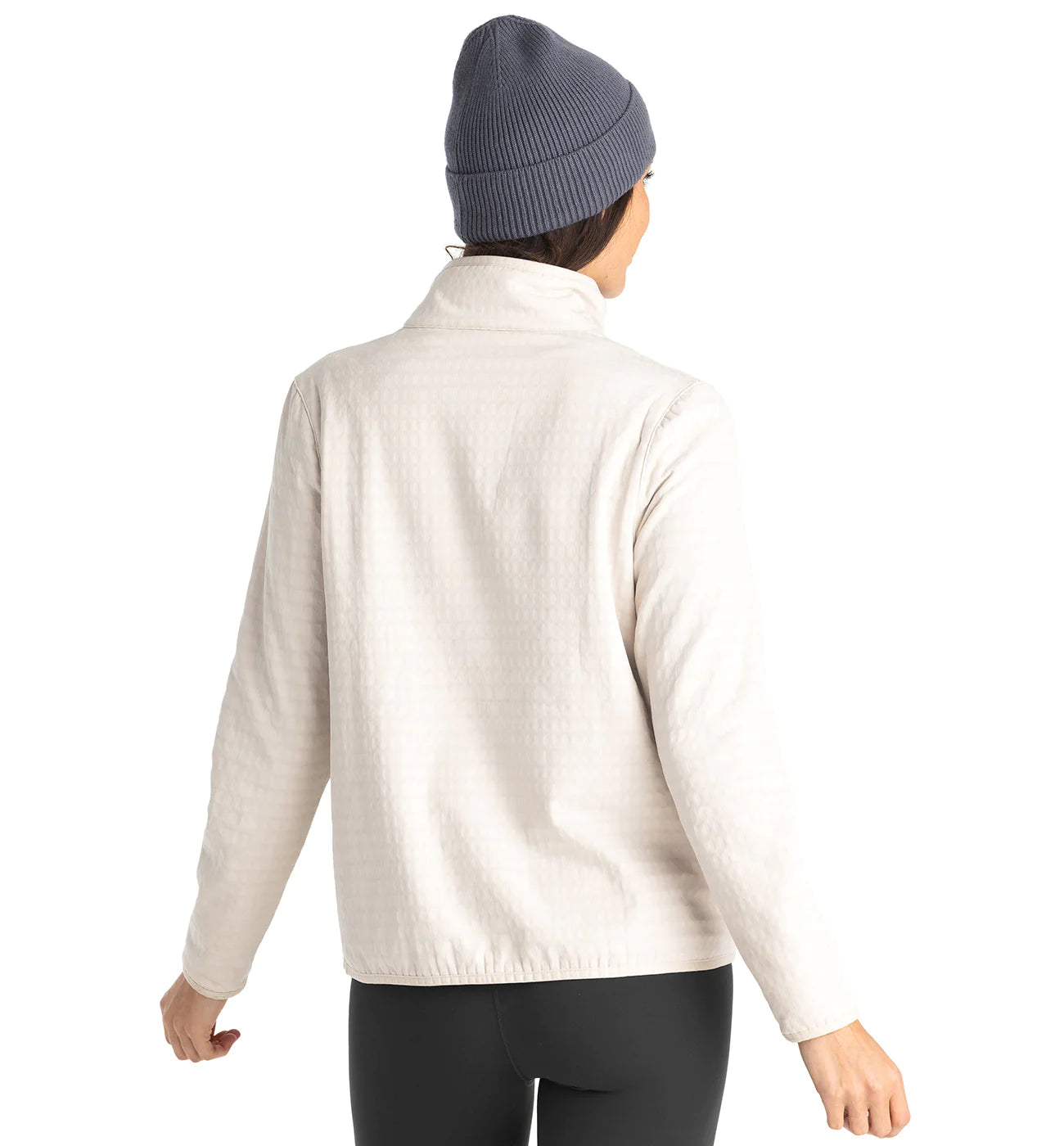 Free Fly Women's Gridback Fleece Jacket - Stone