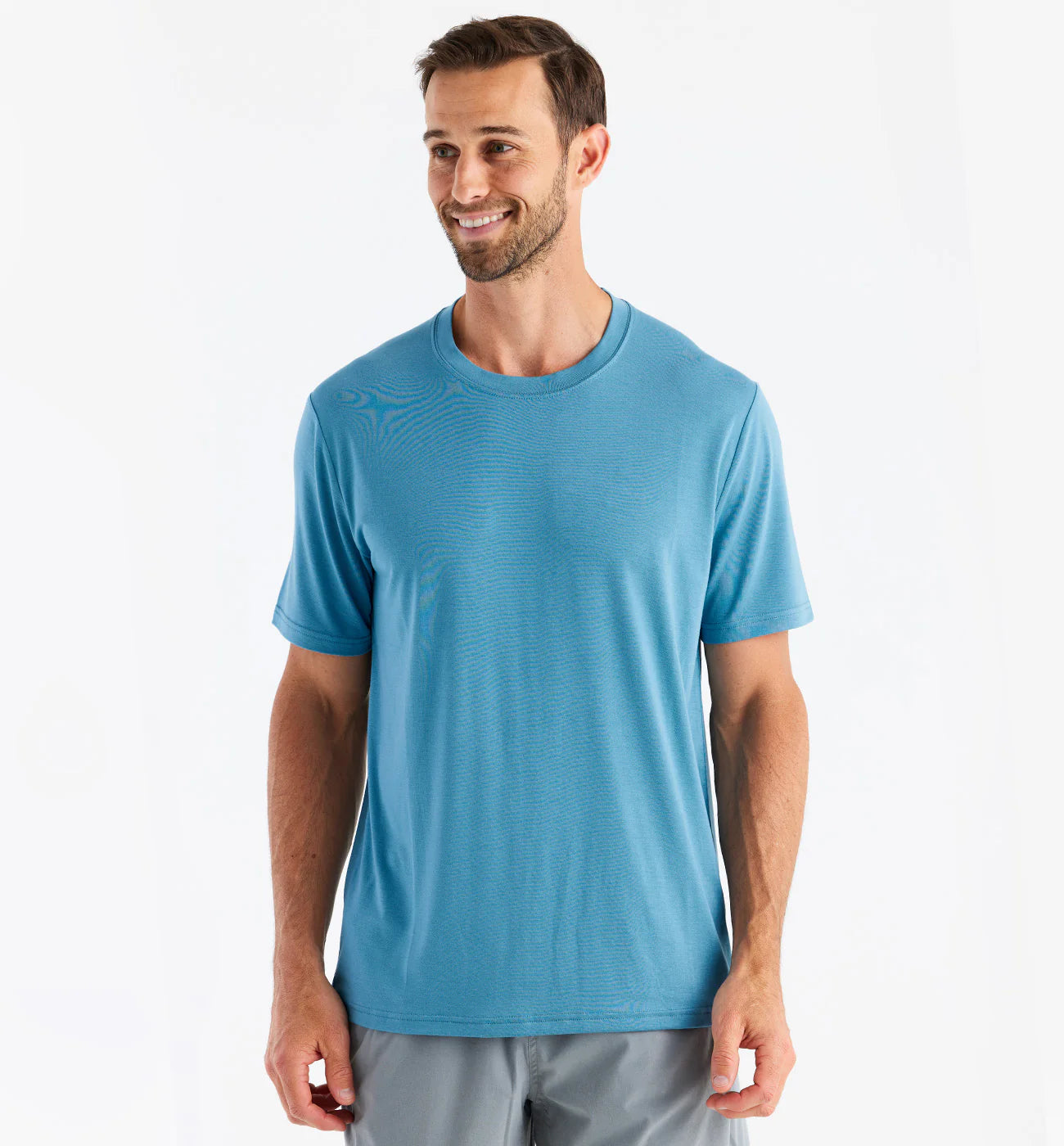 Free Fly Men's Bamboo Motion Tee - Bluestone