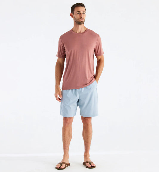 Free Fly Men's Bamboo Motion Tee - Redwood