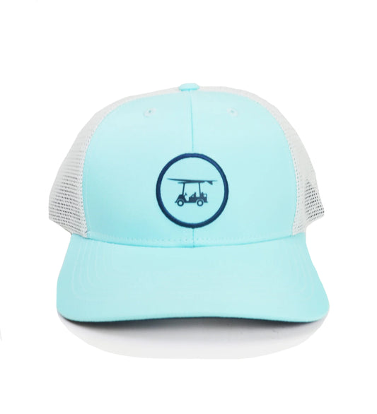Bald Head Blues Performance Trucker - Seaglass