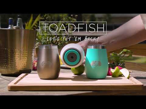 Toadfish Non-Tipping 10oz Wine Tumblers