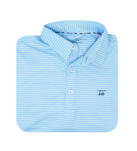 Bald Head Blues Albatross Polo - Seaglass / Bell